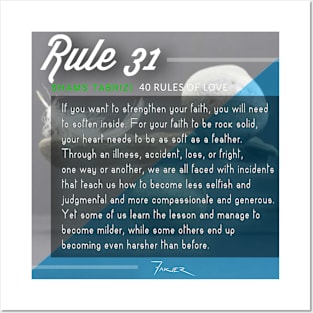 40 RULES OF LOVE - 31 Posters and Art